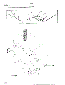 07 - System parts for Frigidaire Freezer CF152 from AppliancePartsPros.com