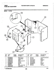 04 - Control Panel parts for Frigidaire 15-072B from AppliancePartsPros.com