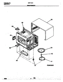 07 - Wrapper parts for Frigidaire Microwave DMT113U1B1 from AppliancePartsPros.com