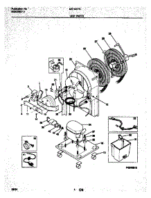 05 - Unit Parts parts for Frigidaire Dehumidifier MDH40TN1 from AppliancePartsPros.com