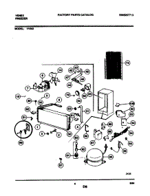 07 - System parts for Frigidaire Freezer VV202 from AppliancePartsPros.com
