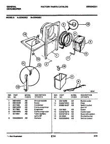 04 - Condenser parts for Frigidaire Freezer GDH25E2 from AppliancePartsPros.com