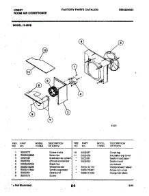 05 - Motor / Fan parts for Frigidaire 15-092B from AppliancePartsPros.com