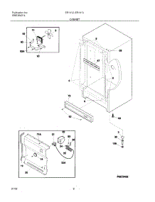 03 - Cabinet parts for Frigidaire Freezer ER1412 from AppliancePartsPros.com