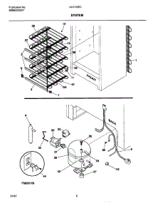 07 - System parts for Frigidaire Freezer UL2100ECW0 from AppliancePartsPros.com