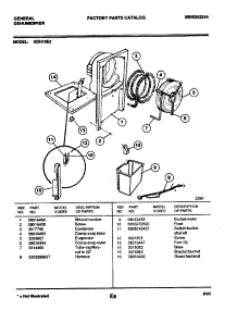 04 - Condenser parts for Frigidaire Freezer GDH15E2 from AppliancePartsPros.com