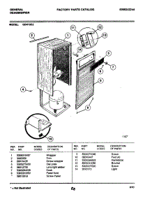 02 - Wrapper parts for Frigidaire Freezer GDH15E2 from AppliancePartsPros.com