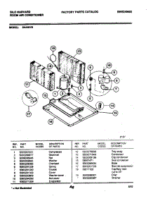 06 - Compressor parts for Frigidaire 5HA501B from AppliancePartsPros.com
