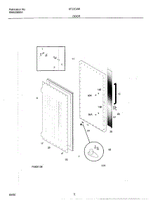 03 - Door parts for Frigidaire XF22CW0 from AppliancePartsPros.com