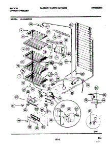 07 - System parts for Frigidaire Freezer UL2494ECW3 from AppliancePartsPros.com
