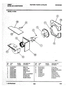 05 - Motor / Fan parts for Frigidaire 15-183A from AppliancePartsPros.com