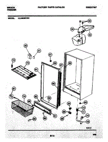 05 - Cabinet parts for Frigidaire Freezer UL2483ECW4 from AppliancePartsPros.com