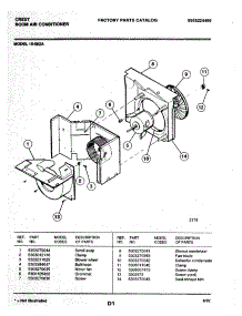 04 - Motor / Fan parts for Frigidaire 15-082A from AppliancePartsPros.com