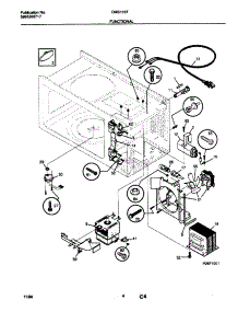 05 - Functional parts for Frigidaire Microwave DMS103T1H1 from AppliancePartsPros.com