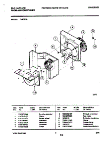 06 - Motor / Fan parts for Frigidaire 7HA701A from AppliancePartsPros.com