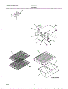 07 - Shleves parts for Crosley Refrigerator CRTE151AW1 from AppliancePartsPros.com