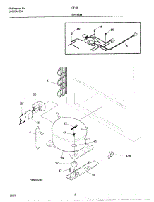 07 - System parts for Frigidaire Freezer CF182 from AppliancePartsPros.com