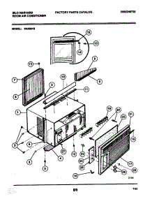 03 - Wrapper parts for Frigidaire 8HA80B from AppliancePartsPros.com