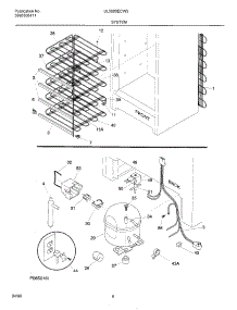 07 - System parts for Frigidaire Freezer UL5000ECW3 from AppliancePartsPros.com