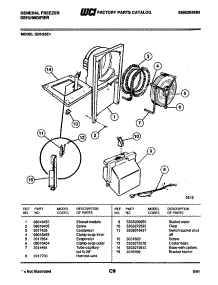 05 - Condenser parts for Frigidaire Freezer GDH25E1 from AppliancePartsPros.com