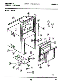 03 - Wrapper parts for Frigidaire 76HA76C from AppliancePartsPros.com