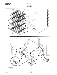 07 - System parts for Frigidaire Freezer UL1793ECW6 from AppliancePartsPros.com