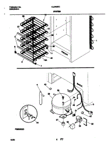 07 - System parts for Frigidaire Freezer UL2493ECW5 from AppliancePartsPros.com