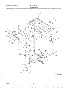 03 - Control Panel parts for Crosley Washer CFW2000FW0 from AppliancePartsPros.com