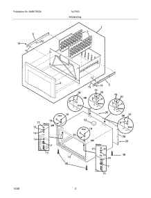 03 - Pedestal parts for Frigidaire Pedestal NLPWD15E from AppliancePartsPros.com