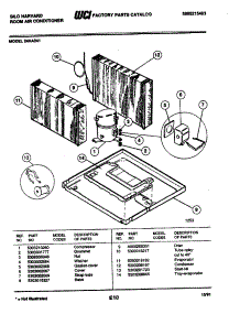 06 - Compressor parts for Frigidaire 24HA241 from AppliancePartsPros.com