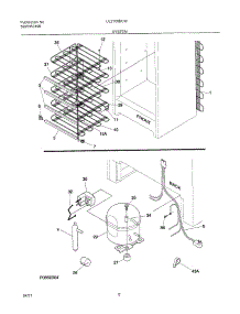 07 - System parts for Frigidaire Freezer UL2100ECW3 from AppliancePartsPros.com