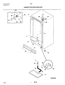 05 - Cabinet / Control / Shelves parts for Frigidaire Television FMR4 from AppliancePartsPros.com