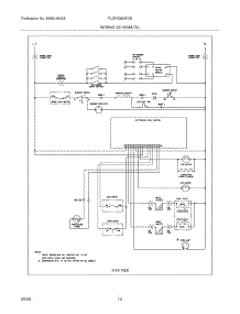 14 - Wiring Schematic parts for Frigidaire Range PLGFZ390ECB from AppliancePartsPros.com