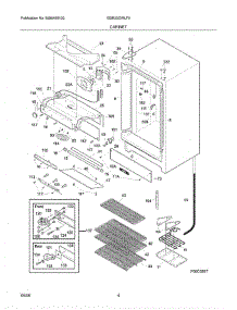 05 - Cabinet parts for Crosley Refrigerator GDR22CWLF0 from AppliancePartsPros.com