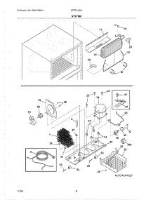 09 - System parts for Crosley Refrigerator CRTE183IAW0 from AppliancePartsPros.com