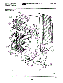 07 - System parts for Frigidaire Freezer GWV19W from AppliancePartsPros.com