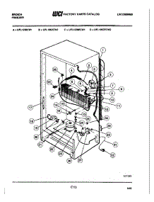 09 - System parts for Frigidaire Freezer UFL1950ECW1 from AppliancePartsPros.com