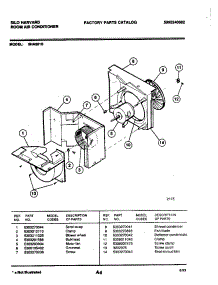 04 - Motor / Fan parts for Frigidaire 5HA501B from AppliancePartsPros.com