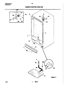 03 - Cabinet / Control / Shelves parts for Frigidaire Refrigerator FMW1 from AppliancePartsPros.com