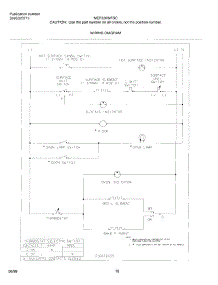 10 - Wiring Diagram parts for Frigidaire Range MEF326WFSC from AppliancePartsPros.com
