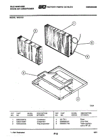 07 - Condenser parts for Frigidaire 18HA181 from AppliancePartsPros.com