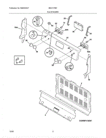 03 - Backguard parts for Crosley Range BEC317ES1 from AppliancePartsPros.com