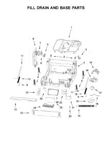 Fill Drain And Base Parts parts for Whirlpool Dishwasher WDF550SAHB0 from AppliancePartsPros.com