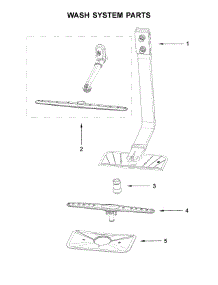 Wash System Parts parts for Whirlpool Dishwasher UDT555SAHP0 from AppliancePartsPros.com