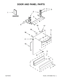 Door And Panel Parts parts for Whirlpool Dishwasher WDT975SAHZ0 from AppliancePartsPros.com