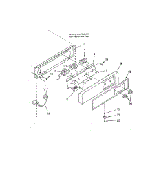 Escutcheon / Control Components parts for Whirlpool Freestanding Ice Maker BR51IMWA0 from AppliancePartsPros.com
