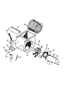 Blower Assembly parts for Whirlpool Furnace FXB44-55BR-1 from AppliancePartsPros.com