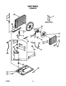 Unit parts for Whirlpool Heat Pump System BFR611 from AppliancePartsPros.com