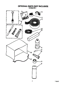 Optional parts for Whirlpool Heat Pump System BFR611 from AppliancePartsPros.com