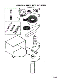 Optional parts for Whirlpool Heat Pump System BFR153 from AppliancePartsPros.com